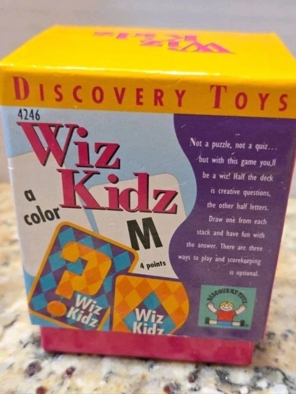 Discovery Toys WIZ KIDS Language Letter Word Learning Family Group Card Game